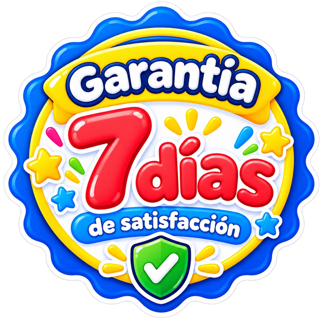 Sello de garantía de satisfacción de 7 días